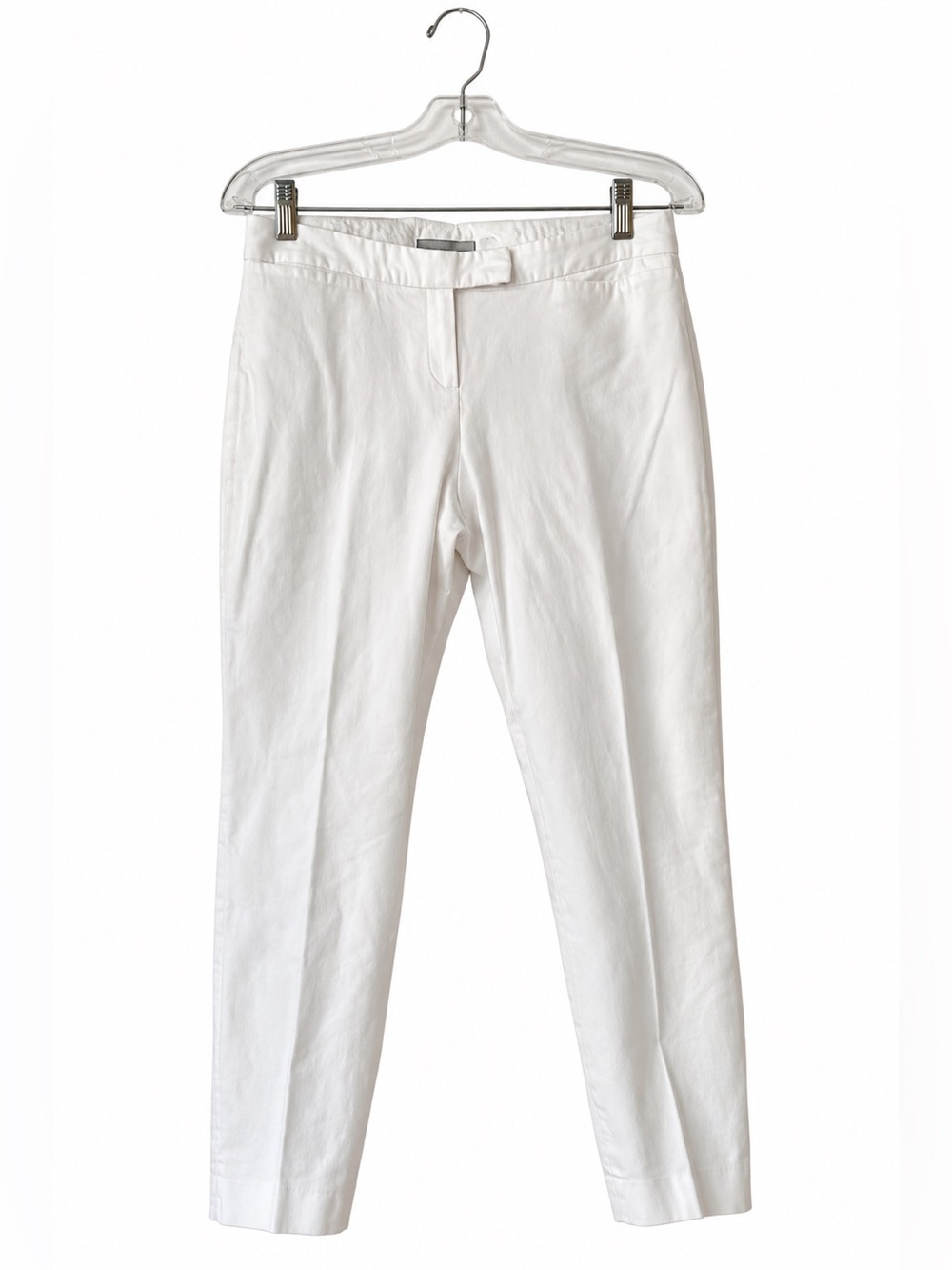 Theory White Cropped Pants